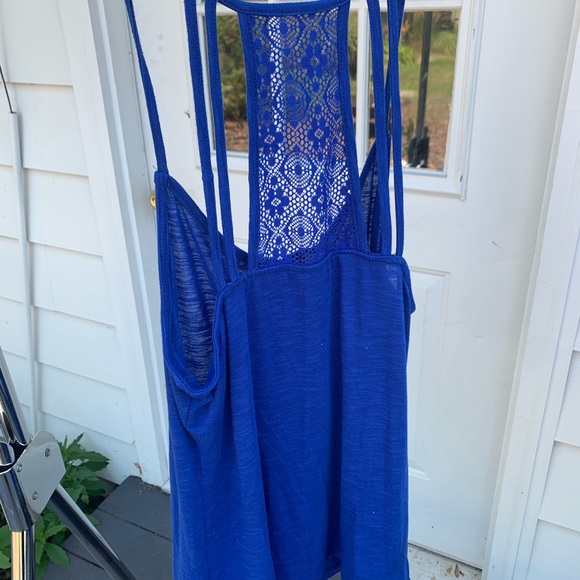 Royal blue aztec racerback tank - Picture 2 of 3